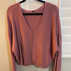 Free People Pink Sweater